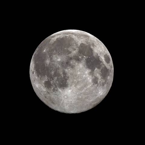 今年最小の満月 2/6