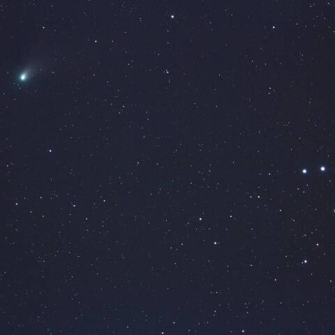 ZTF彗星（C/2022 E3）のアルデバラン接近2/11