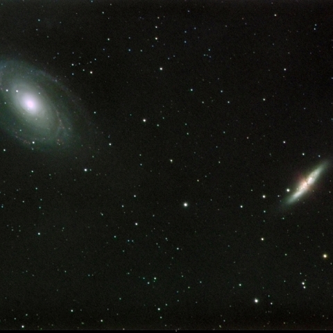冬眠中のＭ８１とＭ８２