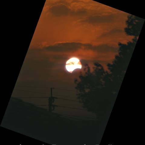 見えたぞー！　日食