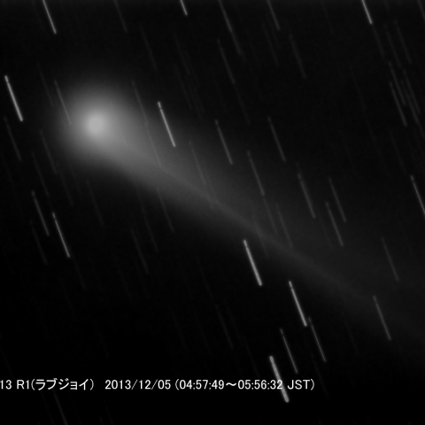 12月5日早朝のラブジョイ彗星