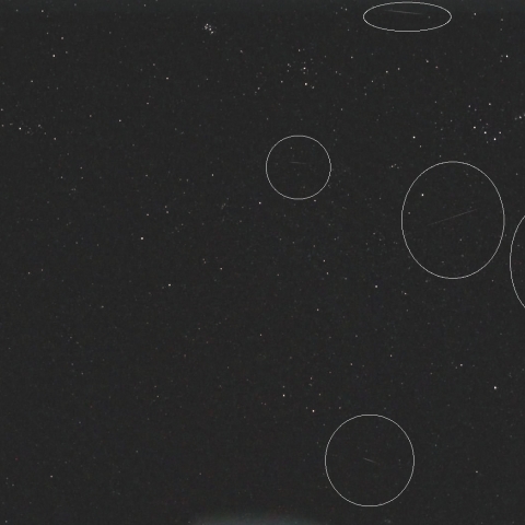 節分夜の散在流星