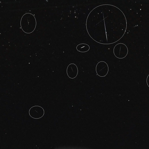 2月4日夜の散在流星