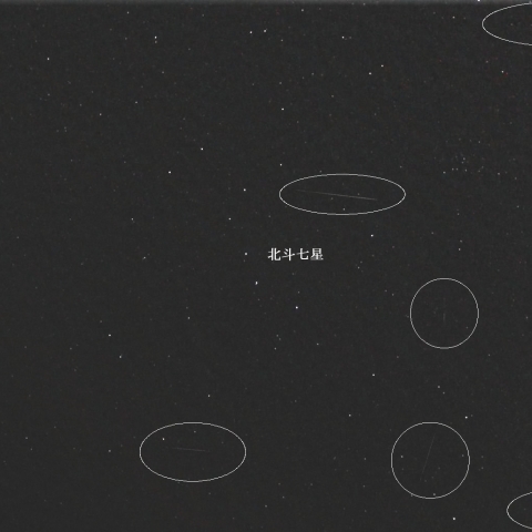 4月7日夜の散在流星