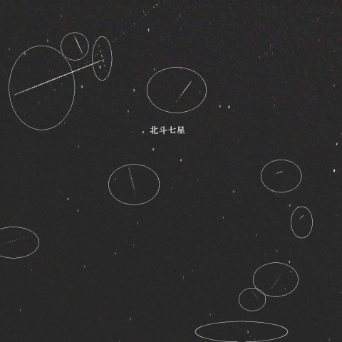 4月9日夜の散在流星