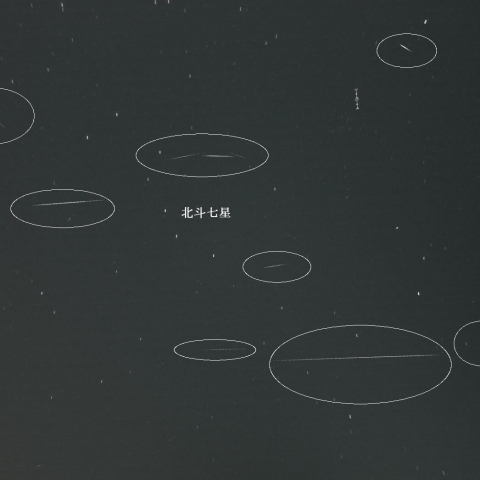 4月10日夜の散在流星