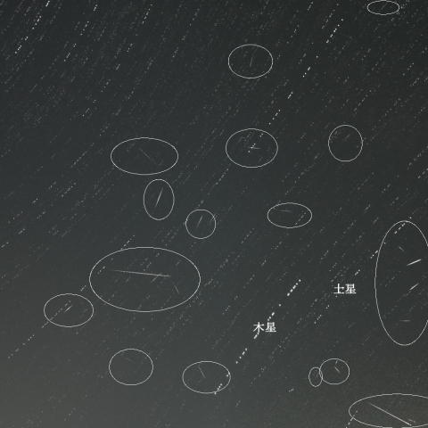 7月14日夜の散在流星