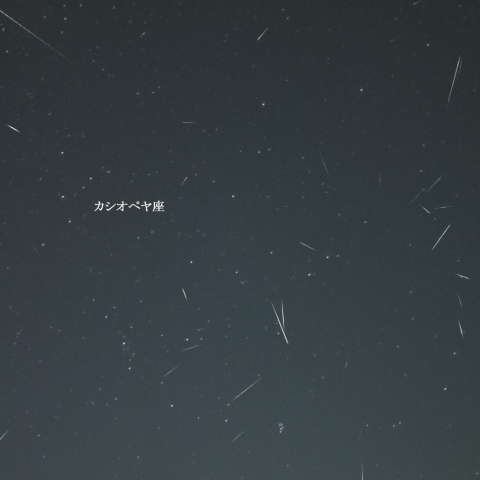 10月14日夜の散在流星