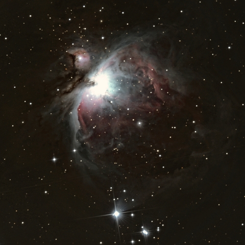 オリオン座の散光星雲