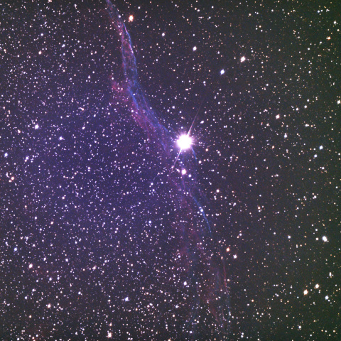 TS式I型による網状星雲