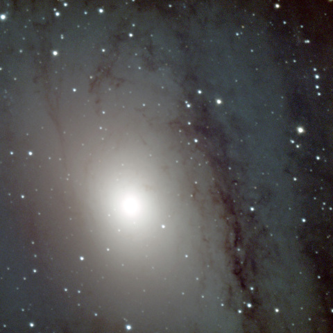 アンドロメダ銀河の中心部