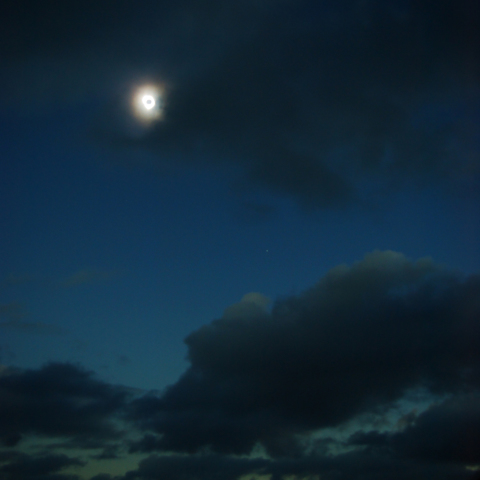 ハオ島での皆既