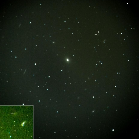 銀河群の中にいる67P/チュリュモフ・ゲラシメンコ彗星