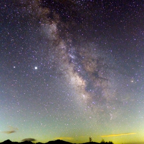 40年ぶりに訪れた高校時代の合宿先の星空