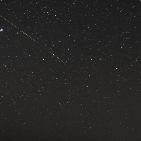 流星と間違えそうなERS-1フレア