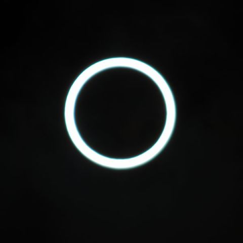 金環日食　モルジブ（バロス）