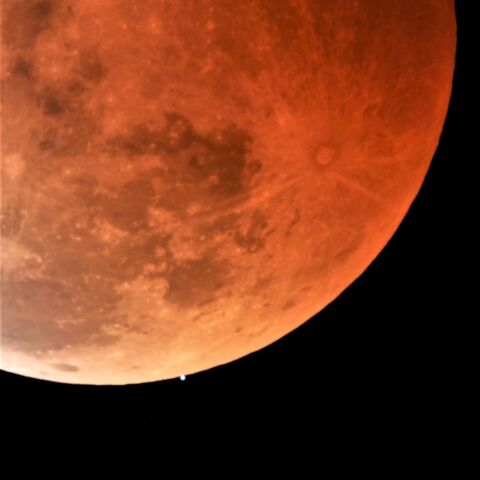 皆既月食＋天王星食