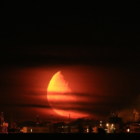 5月22日　月の出