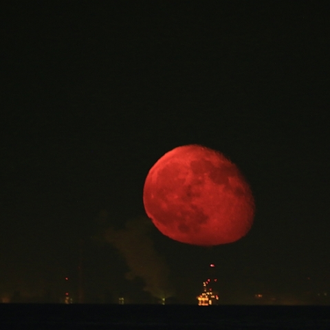 7月15日　月の出