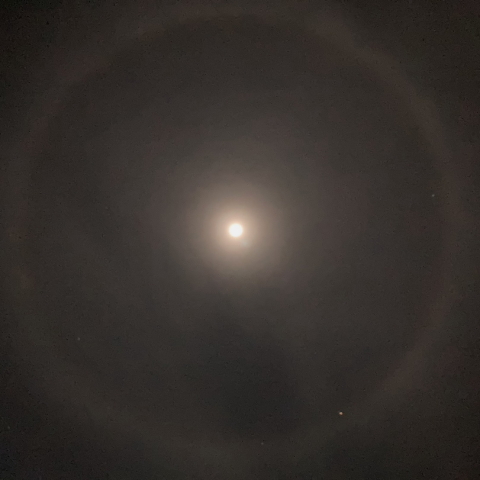 2023年1月6日(金)香川県の月暈