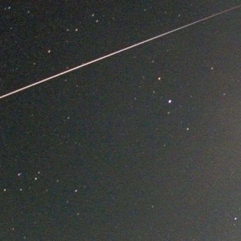 ISS, わし座、や座、いるか座を通過