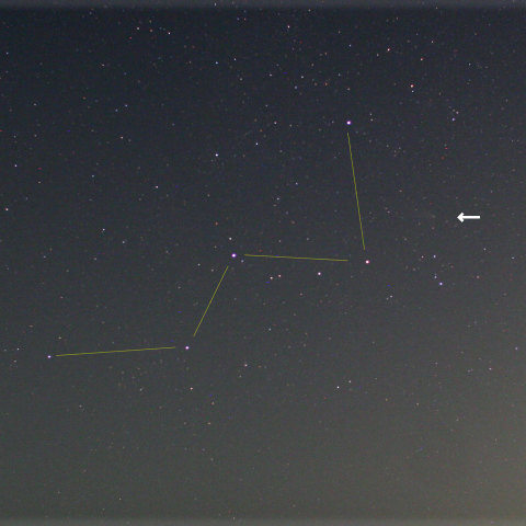 カシオペヤ座に進入！パンスターズ彗星