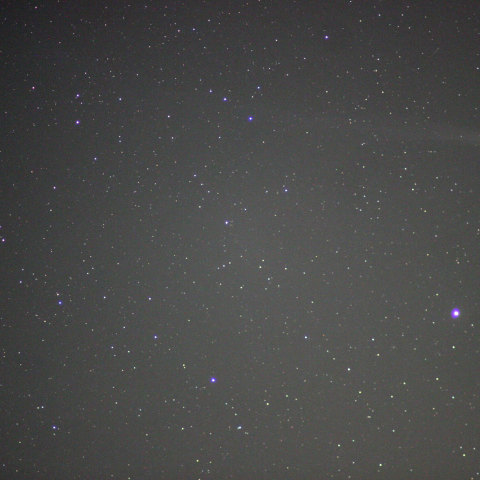 M13へと尾を伸ばすラブジョイ彗星