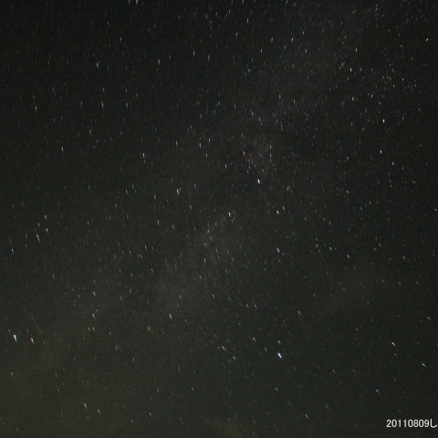 夏の大三角とペルセウス流星群
