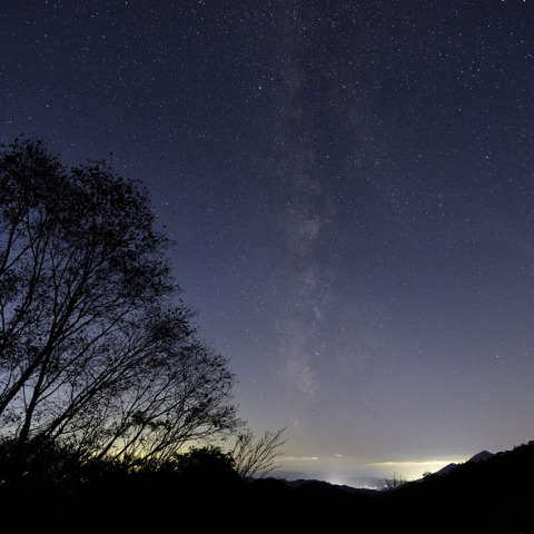 2024/10/20の天の川と紫金山・アトラス彗星