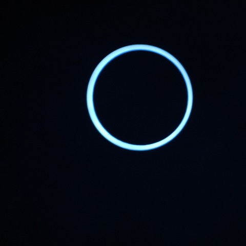 モルディブ金環日食（最大食）