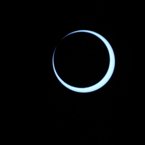 モルディブ金環日食（第３接触）