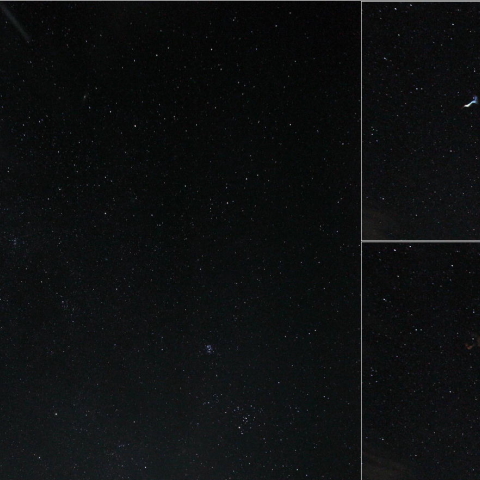 速報：ペルセウス座流星群と流星痕