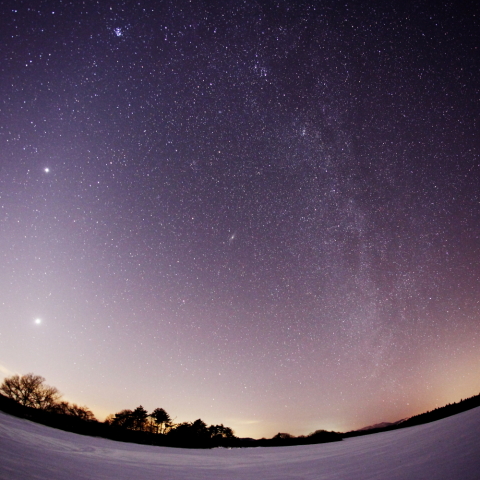 黄道光と銀河の饗宴