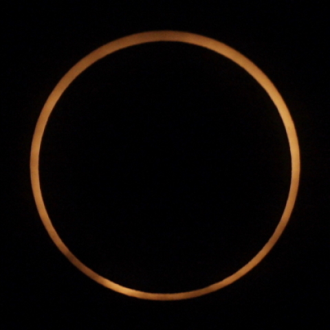 金環日食全過程：茨城大洗海岸