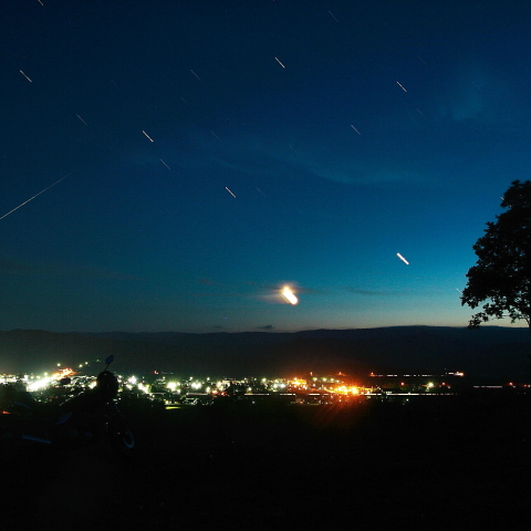 月、金星、土星、火星の集合☆