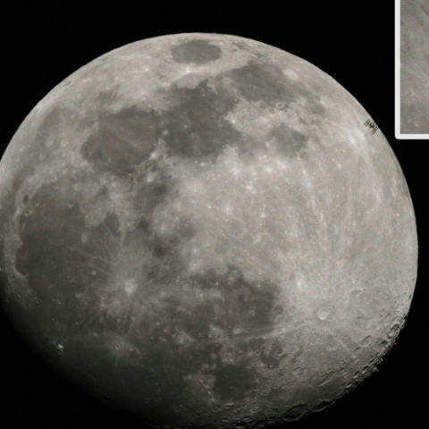 ISSの月面通過・第二接触