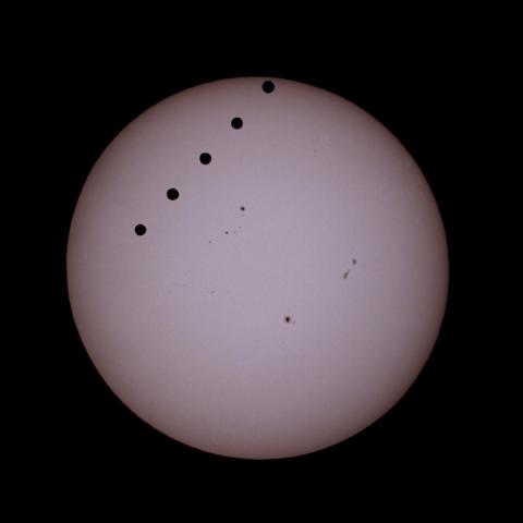 金星の太陽面通過