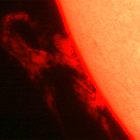 PSTで見たプロミネンス