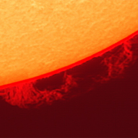 8/15 PSTで見たプロミネンス