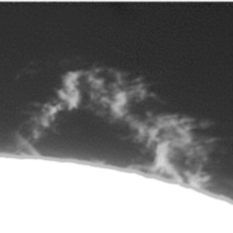 1-JUN-2014 PSTで見たプロミネンス