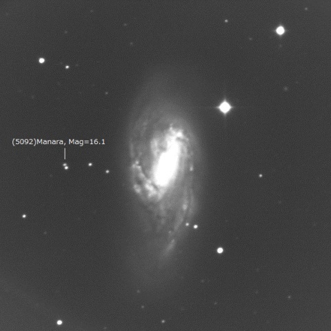 M66 and (5092) Manara