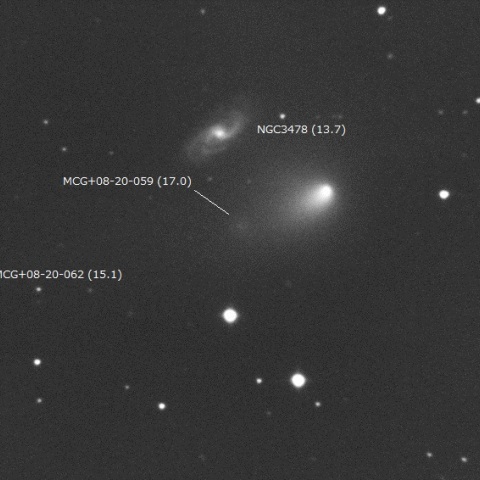 C/2014 S2/PanSTARRS and NGC3478