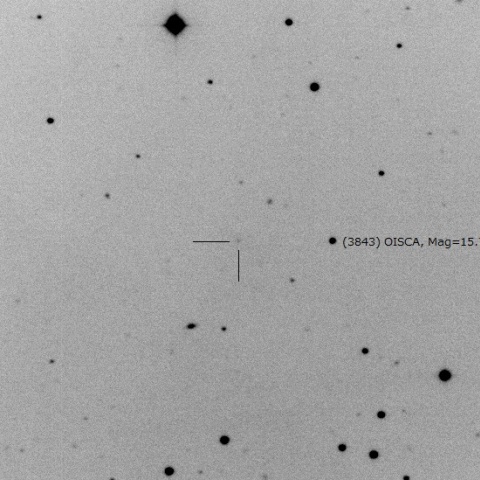 341P/Gibbs and (3843) OISCA