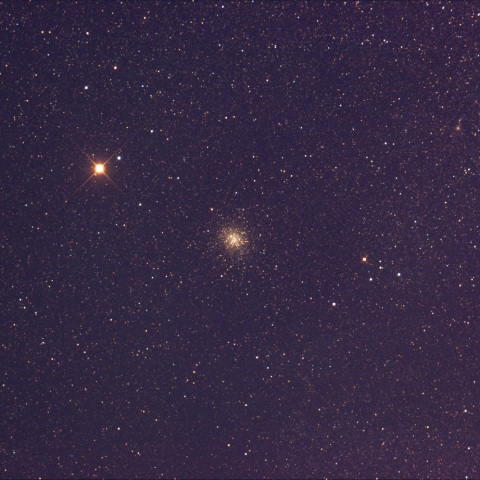 M22と火星の接近