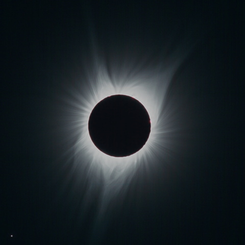 2017/8北米皆既日食のコロナ