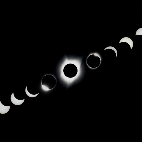 2017/8北米皆既日食の経過