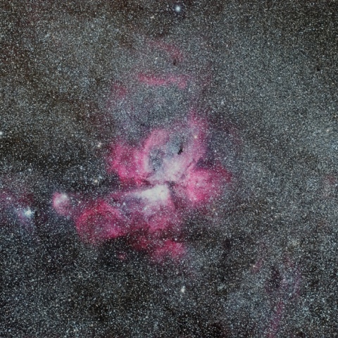 テカポ湖でのイータカリーナ星雲