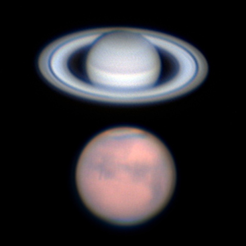 2018-07-29の火星と土星