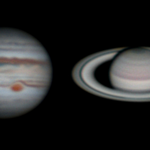 2019/8/12の木星と土星