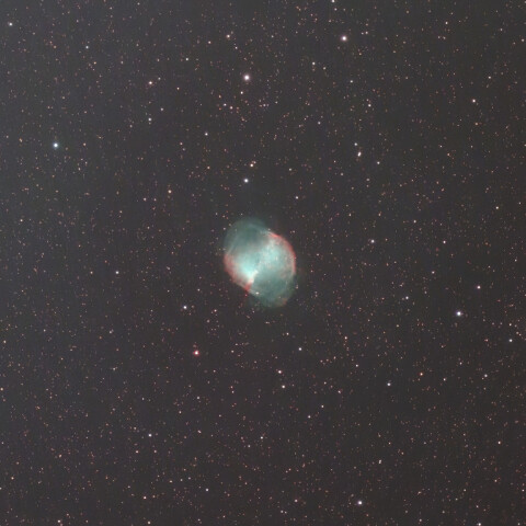 都会でのM27亜鈴状星雲